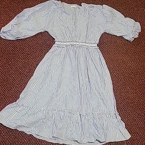 Max studio xl striped dress